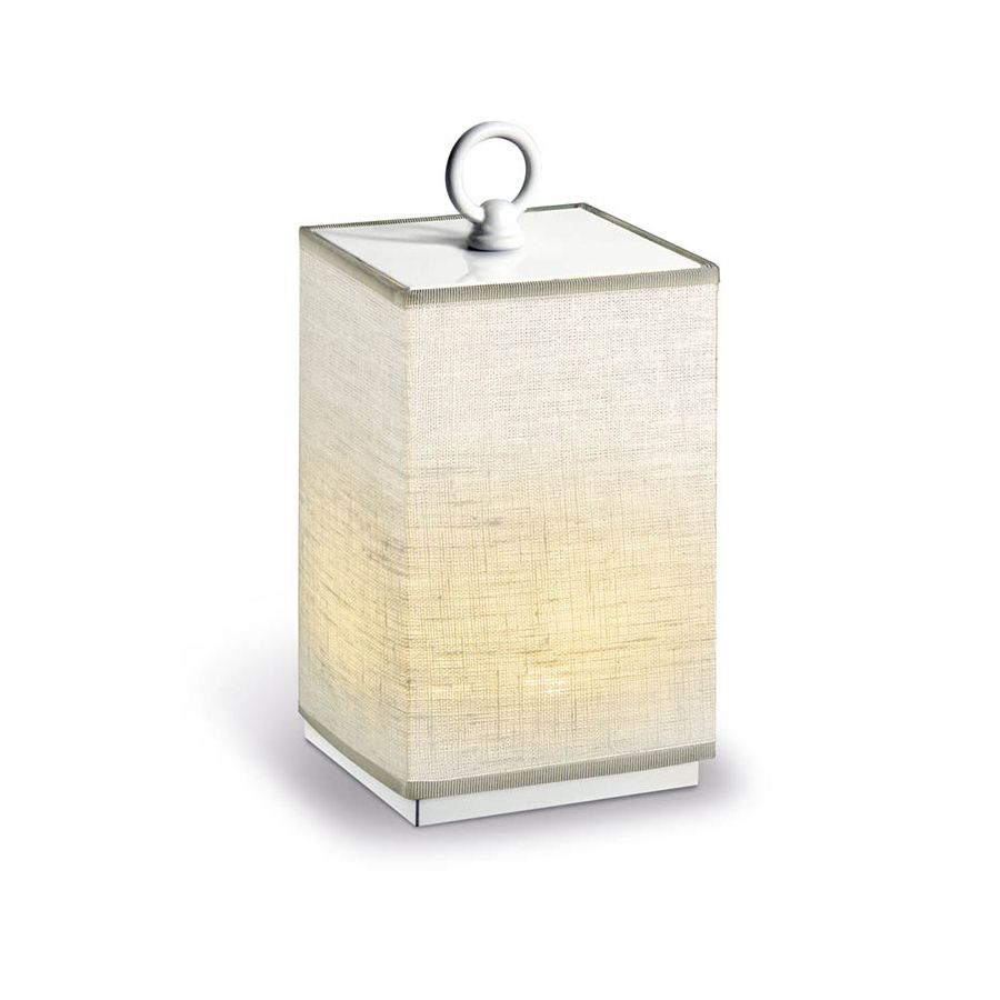 Lino Bianco fabric lampshade