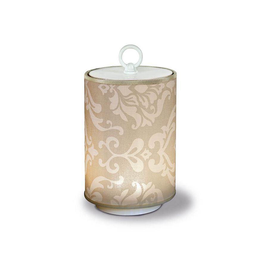 Royal Bianco fabric lampshade