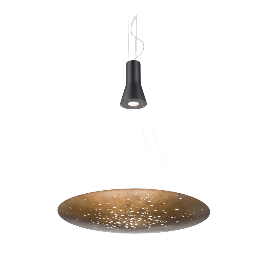 Bronze finish, cm.: 6 x 90 x 90 / inch.: 2.4" x 35.4" x 35.4" 