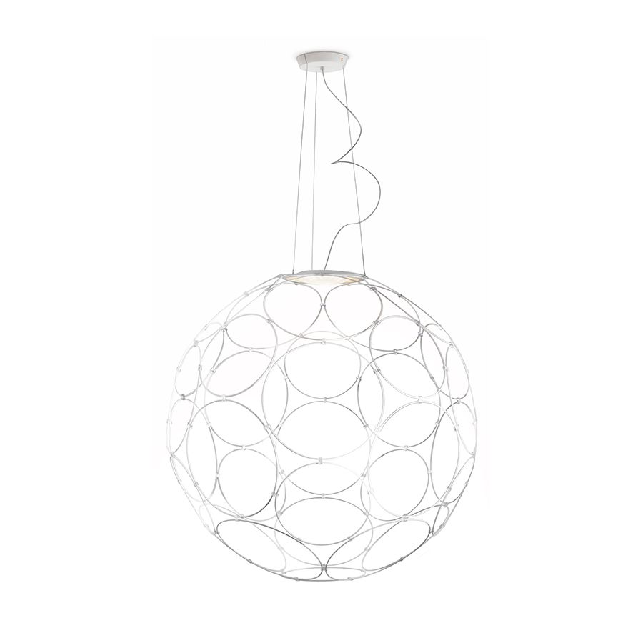 White finish, cm.: 83 x 85 x 85 / inch.: 32.7" x 33.5" x 33.5"