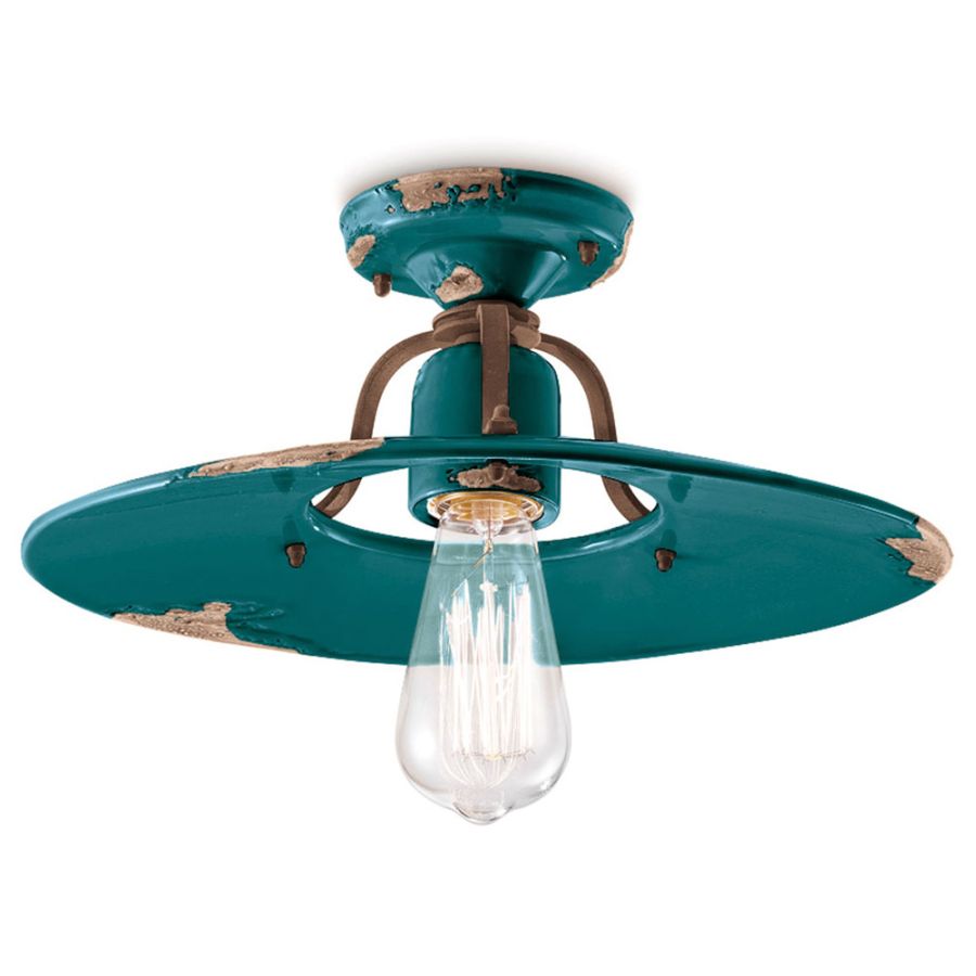 Green (Viv) finish (cm.: 15 x 40 x 40 / inch.: 5.9" x  15" x 15")