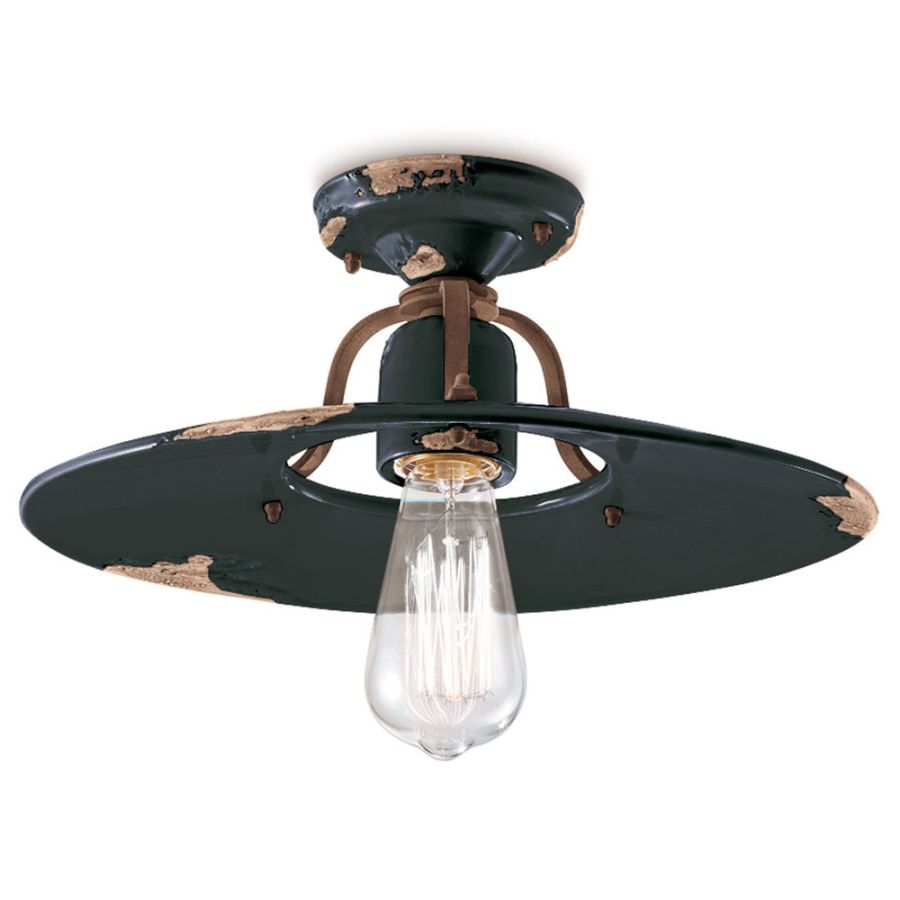 Black (Vin) finish (cm.: 15 x 40 x 40 / inch.: 5.9" x  15" x 15")