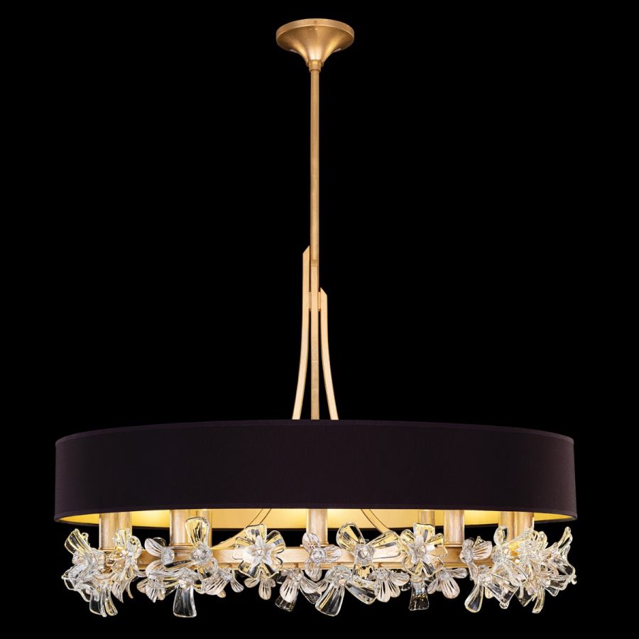 Gold Leaf / Black Fabric & Gold Inner Lining Shades 915240-23