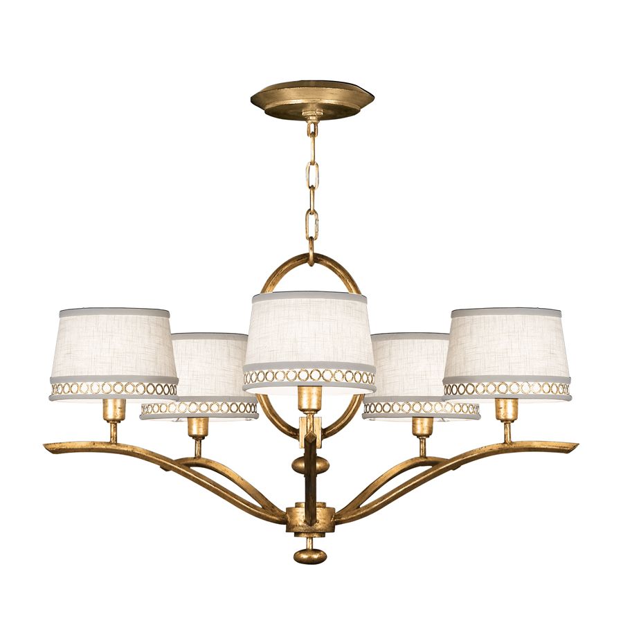 Burnished gold leaf finish