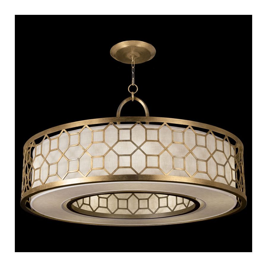 Burnished gold leaf finish 