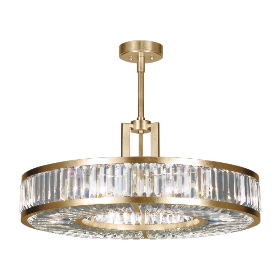 Gold leaf finish, cm.: H 36 x W 74 / inch.: H 14" x W 29" (small)