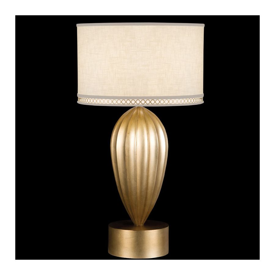 Burnished gold leaf finish