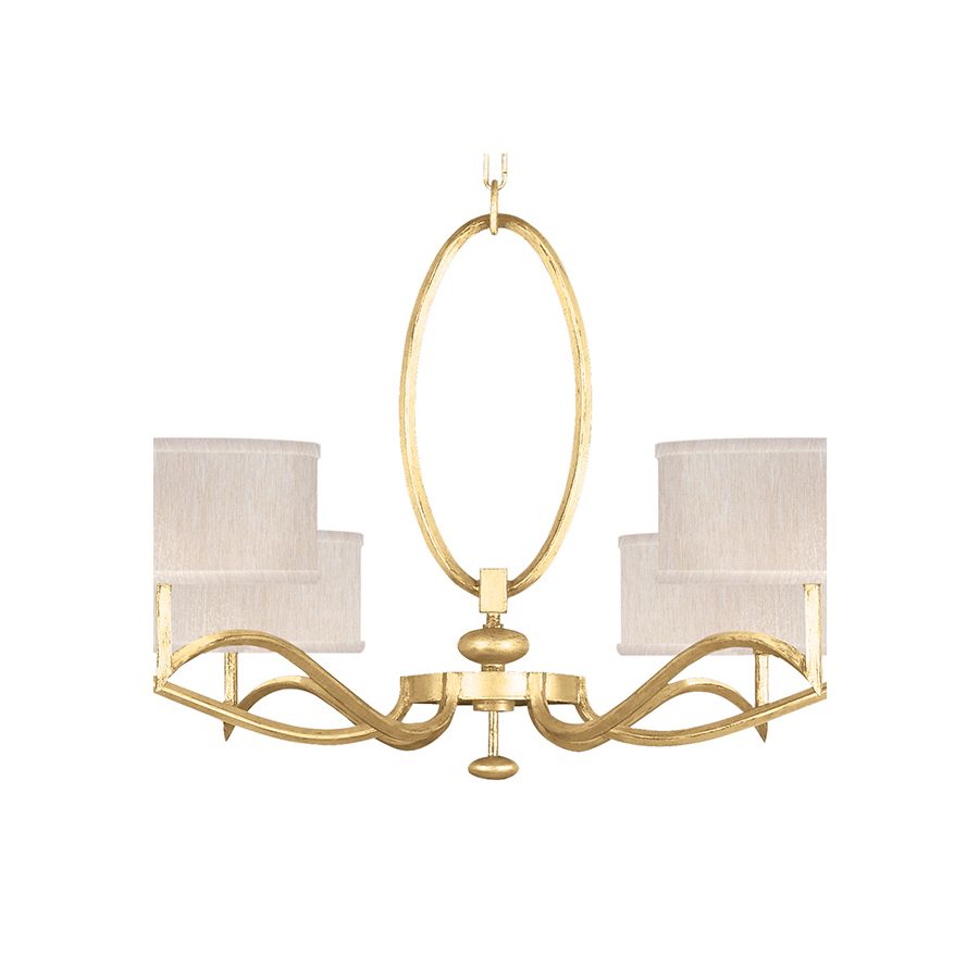 Gold Leaf / Champagne Fabric Shades - 771740-33