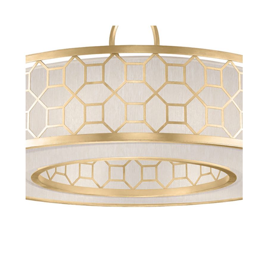 Gold Leaf / Champagne Fabric Shade - 780340-33