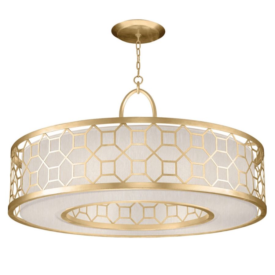 Gold Leaf / Champagne Fabric Shade - 780340-33