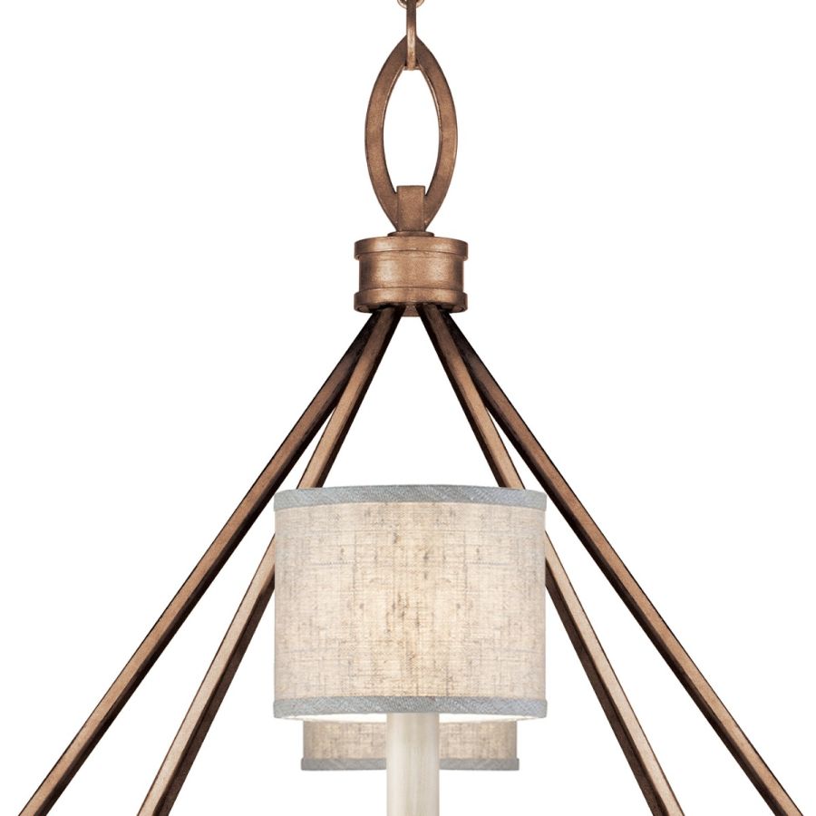 Bronze / Greige Fabric Shades - 887640-11