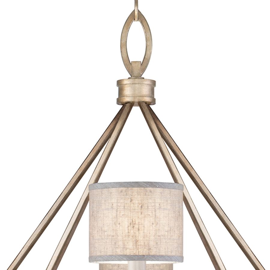 Gold / Greige Fabric Shades - 887640-31