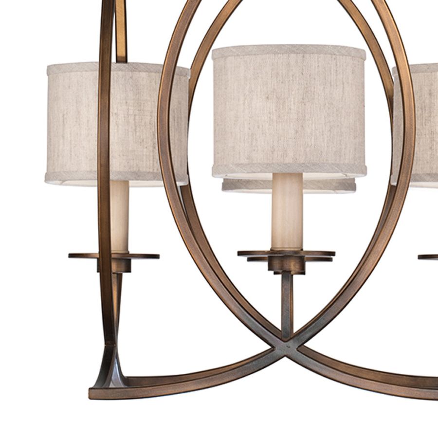 Bronze / Greige Fabric Shades - 887740-11