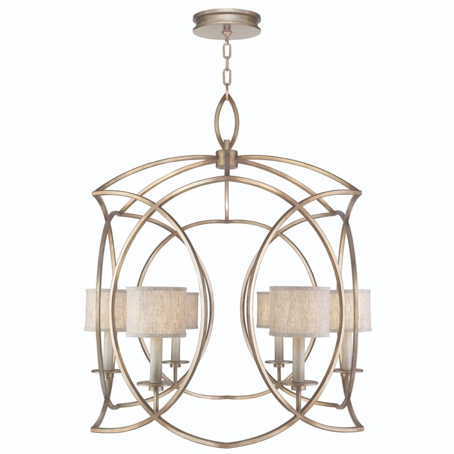 Gold / Greige Fabric Shades - 889840-31