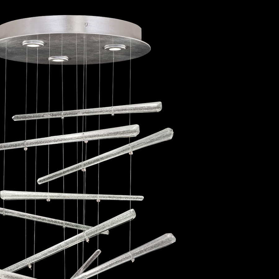 Elevate 23″ 895640-131 Silver / Crystal Stardust Spires