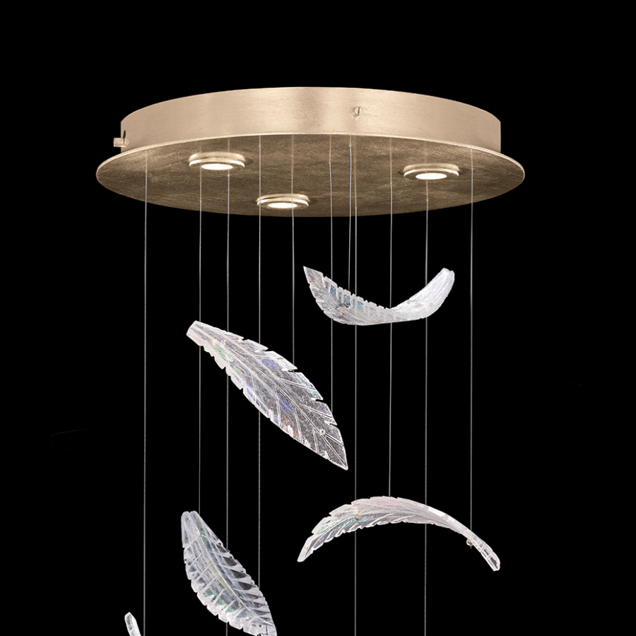 Elevate 18″ 895640-211 Gold / Dichroic “Plumes”