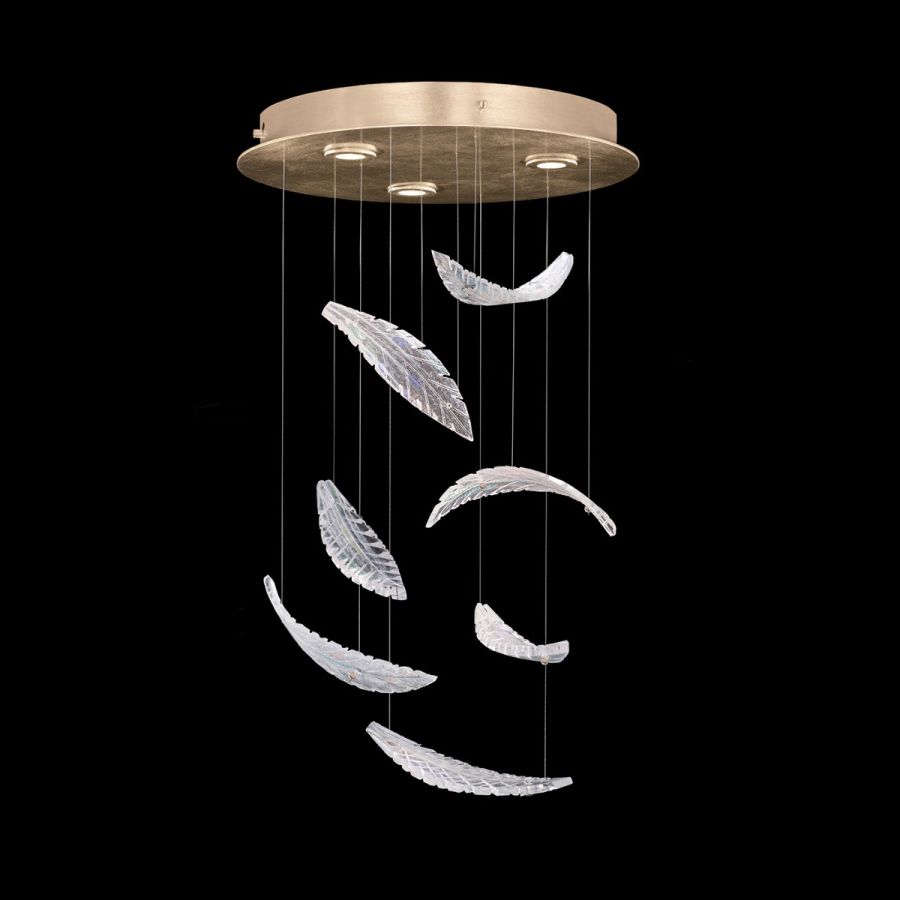 Elevate 18″ 895640-211 Gold / Dichroic “Plumes”