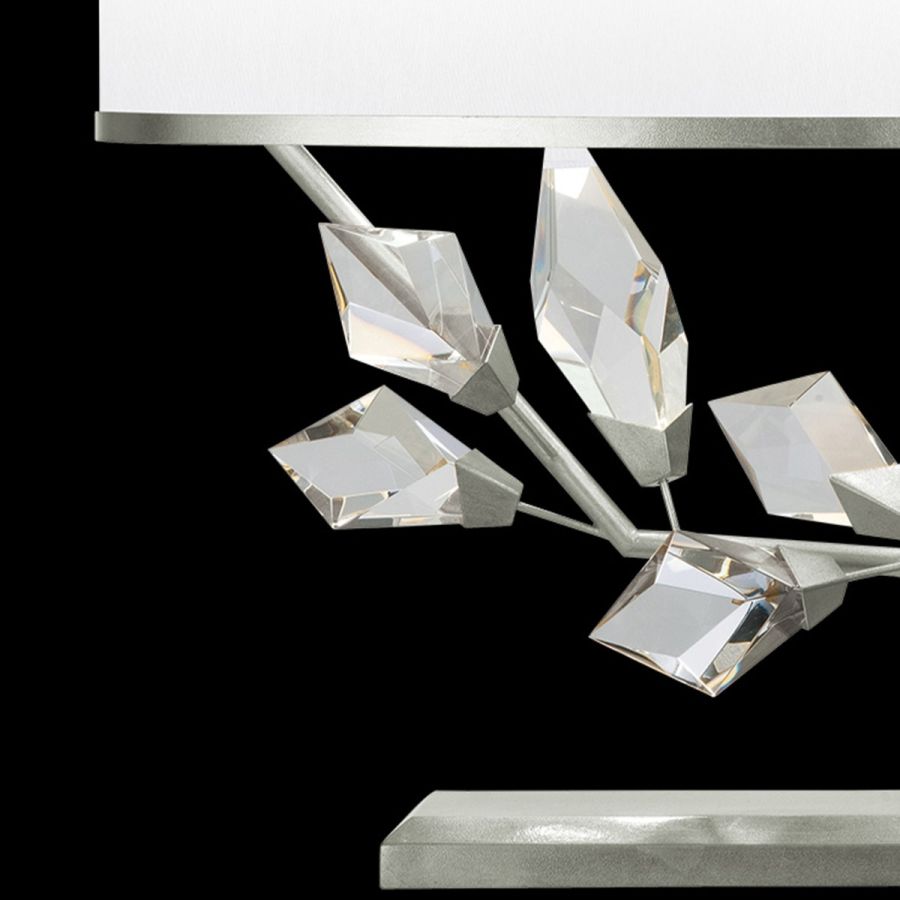 Silver/ White Fabric Shade - 908610-1