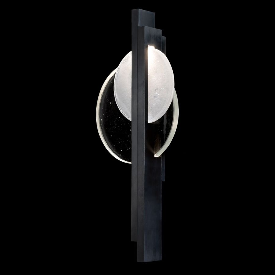 Black Iron / Clear & White Glass 920550-1