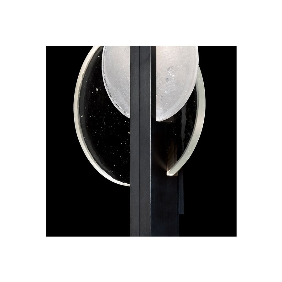 Black Iron / Clear & White Glass 920550-1