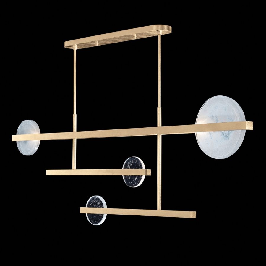 Soft Gold Leaf / Clear & White Glass 921240-5