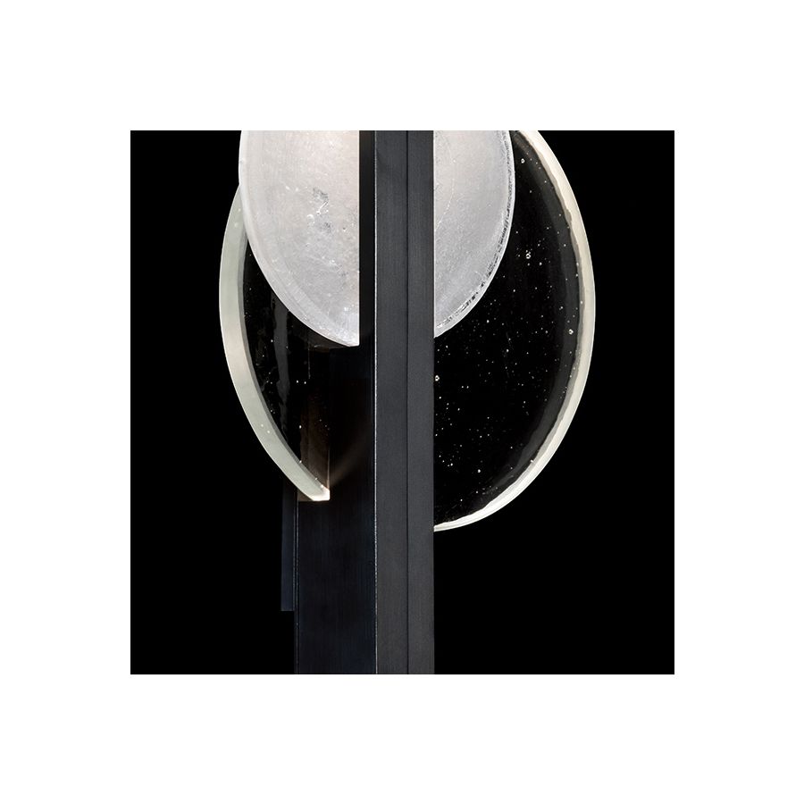 Black Iron / Clear & White Glass 921650-1