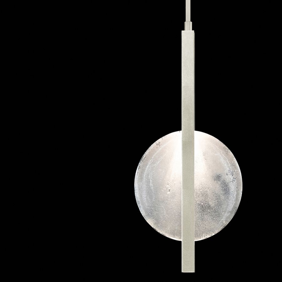 Silver Leaf / White Glass 922140-4