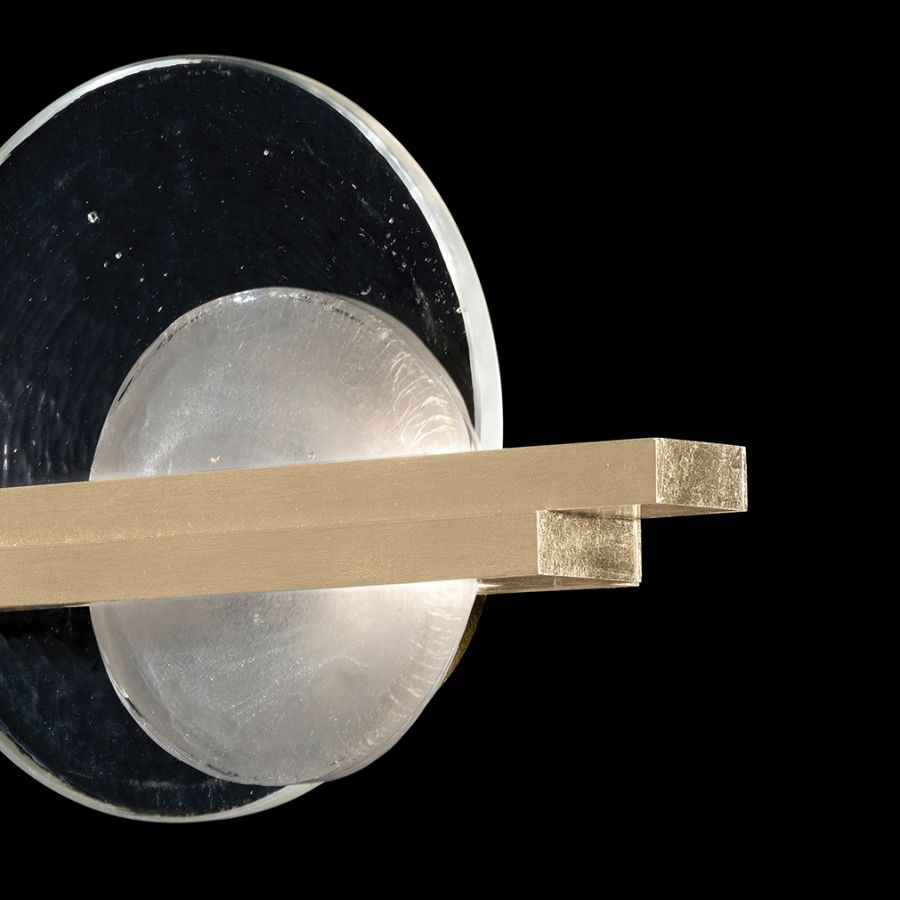 Soft Gold Leaf / Clear & White Glass 922350-5
