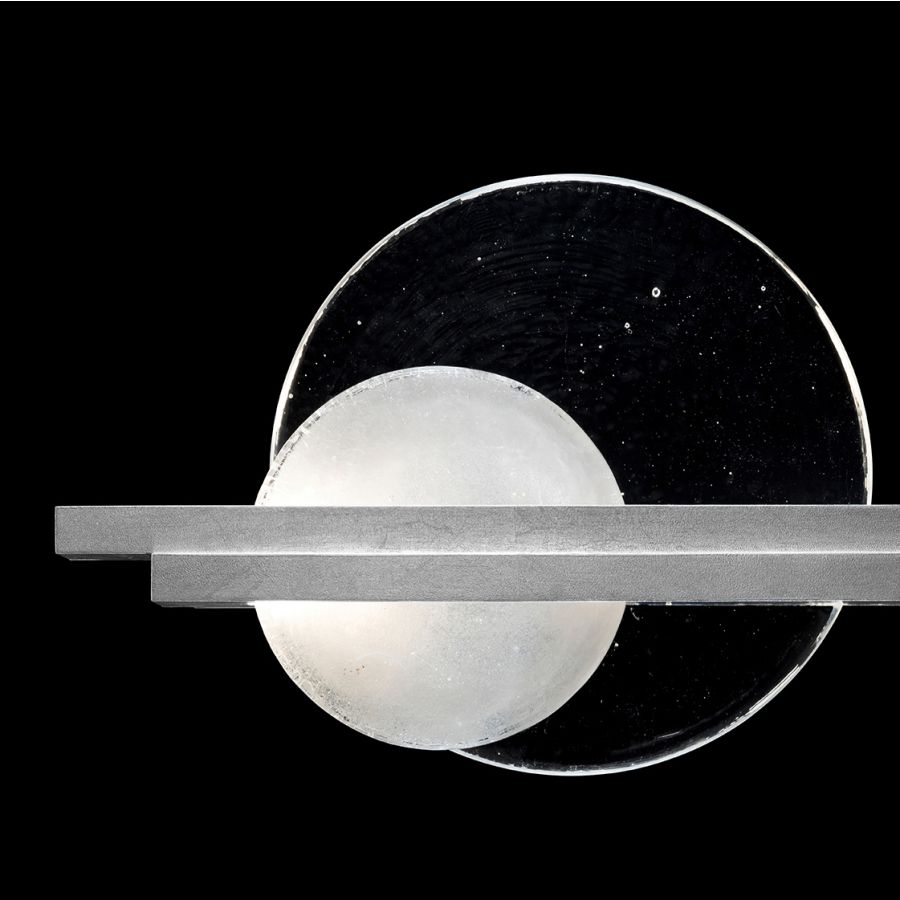 Silver Leaf / Clear & White Glass 922450-4