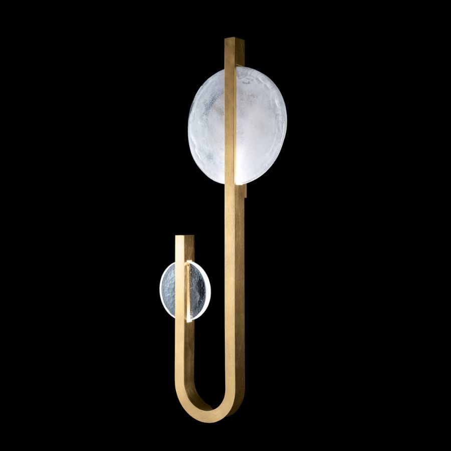 Gold / Clear & White Glass 923050-3