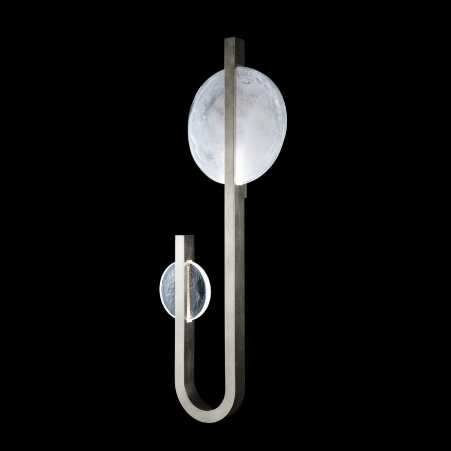 Silver / Clear & White Glass 923050-4