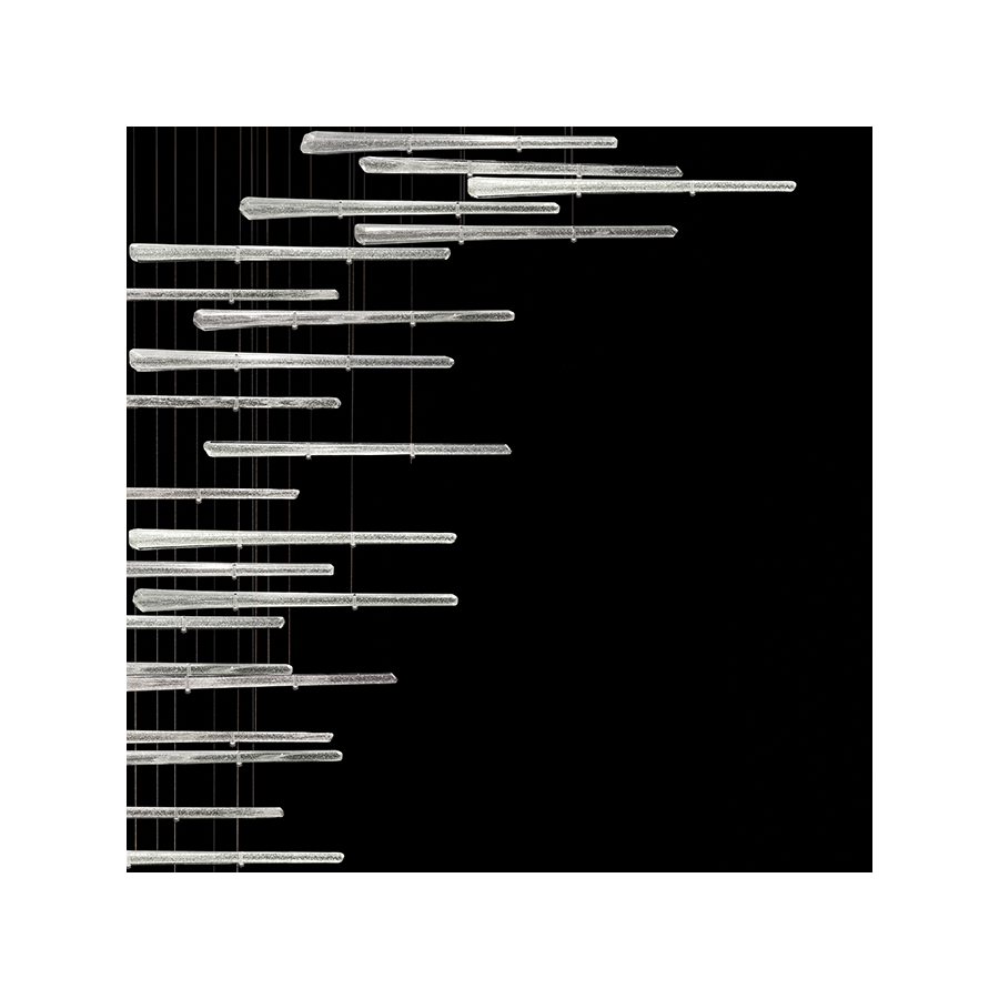 Elevate 62″ 894840-131 Silver / Crystal Stardust Spires