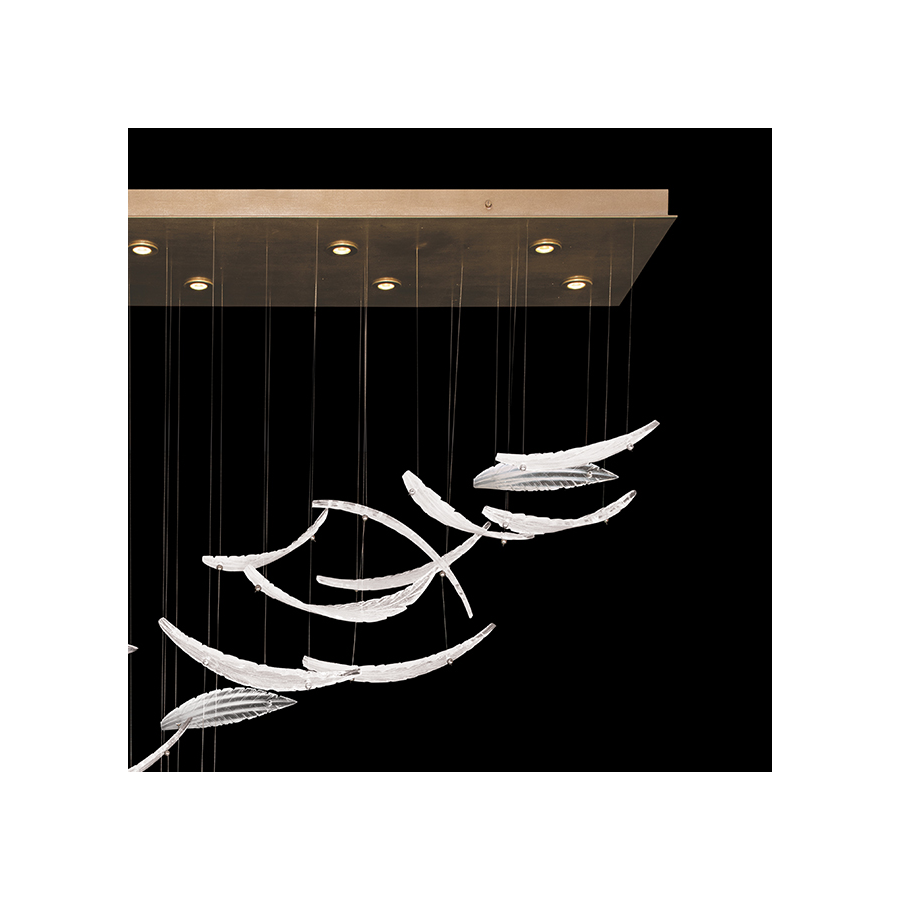 Elevate 54″ 894840-221 Gold / White “Plumes”