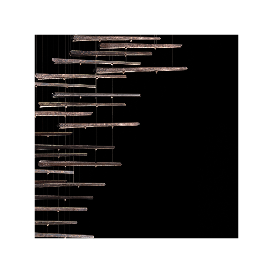 Elevate 62″ 894840-251 Gold / Meteorite Spires