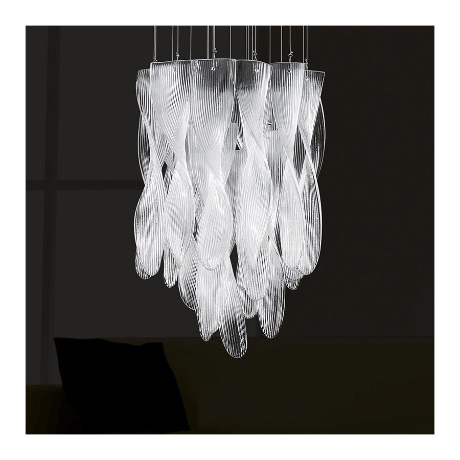 6 lights (cm.: min. 75 - max. 105 x 50 x 50 / inch.: min. 29.5" - max. 41.3" x 19.7" x 19.7") number