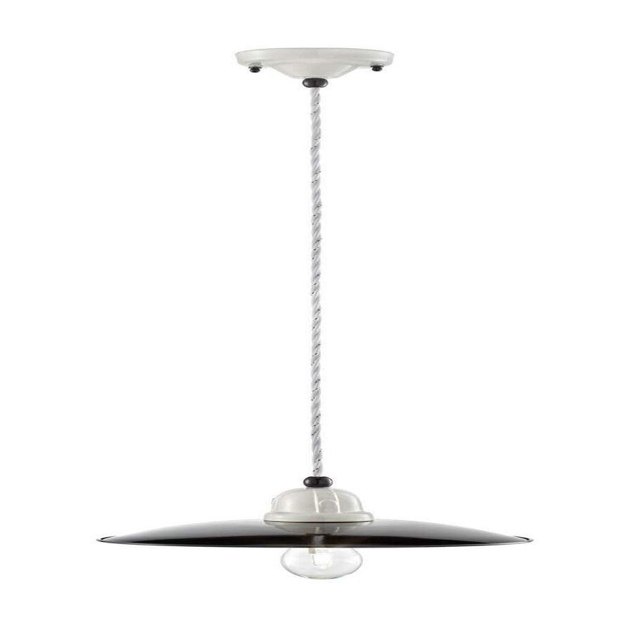 White and Black finish (cm.: W 25 x D 25 / inch.: W 9.8" x D 9.8")