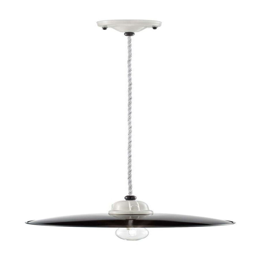 White and Black finish (cm.: W 35 x D 35 / inch.: W 13.7" x D 13.7")