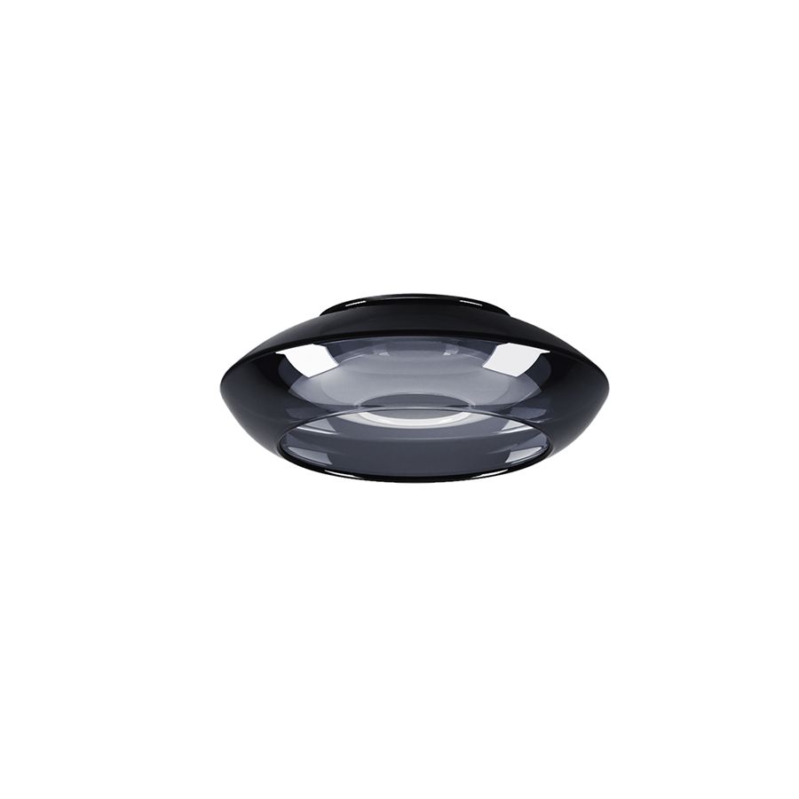 Ceiling spotlight / Black glass colour