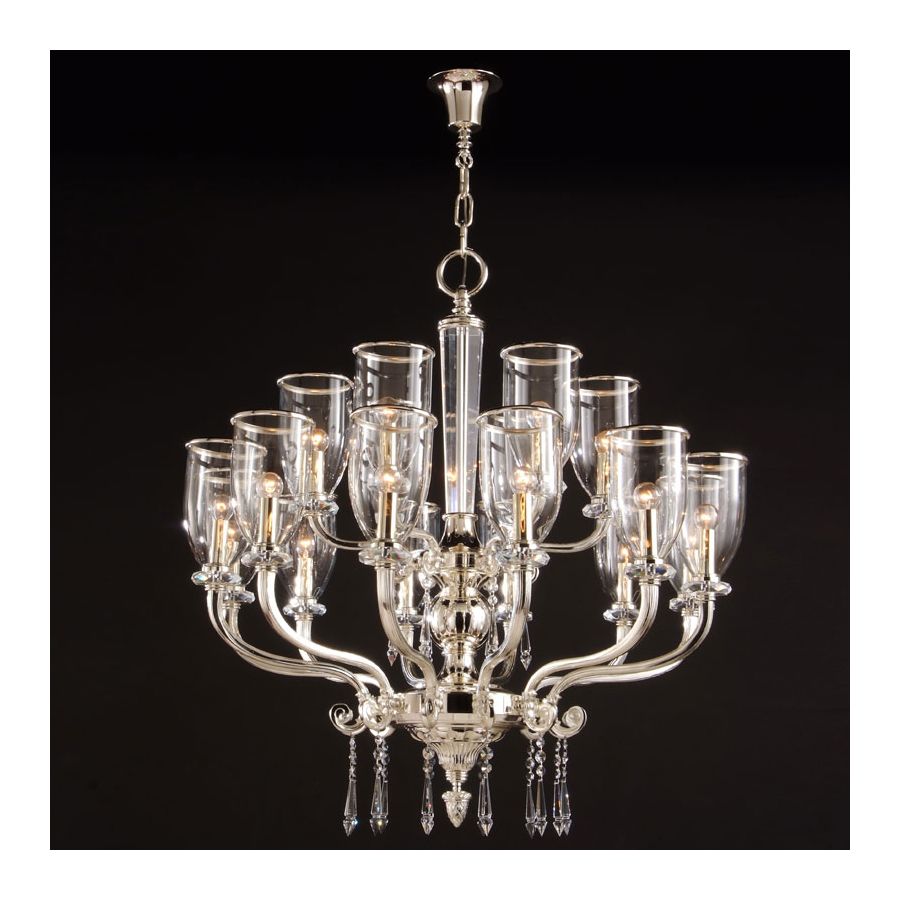 Bright silver finish