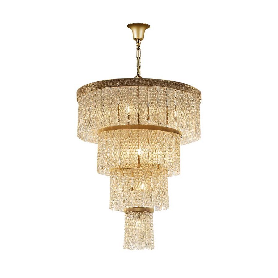 Pendant lamp / Antique gold plated finish