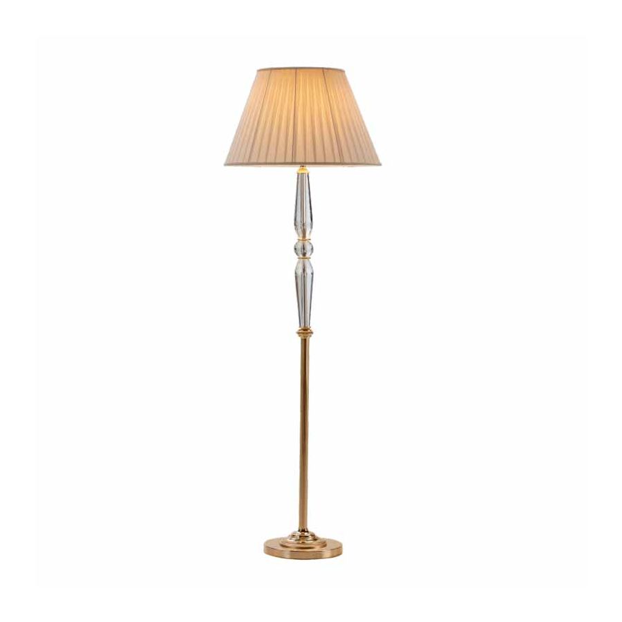 Floor lamp / Antique Gold Plated finish