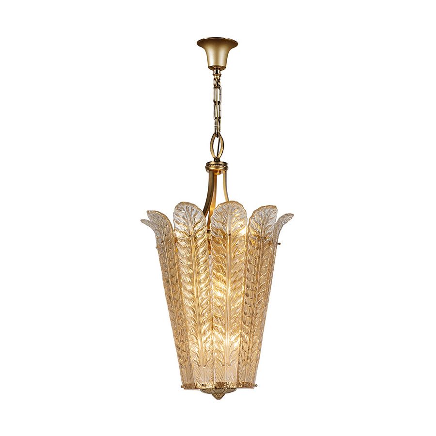 Pendant lamp / Polished brass finish