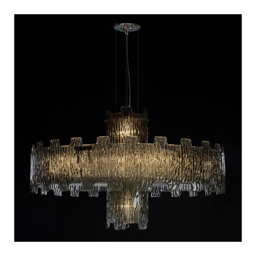 Fume Colour Venetian Glass