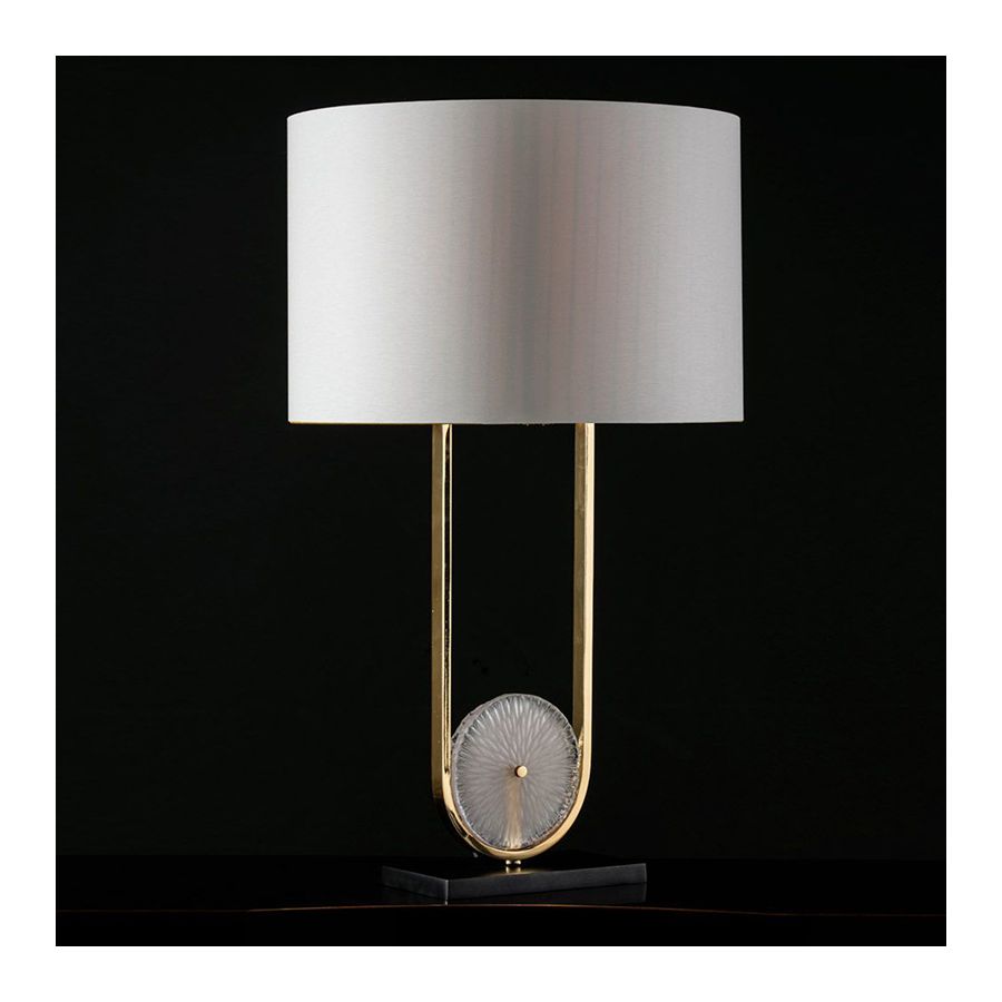 Transparent crystal / With lamp shade