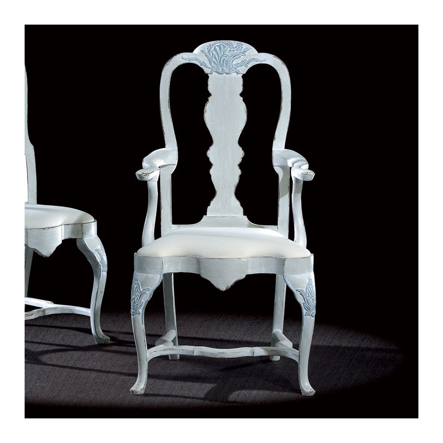 White off calico upholstery