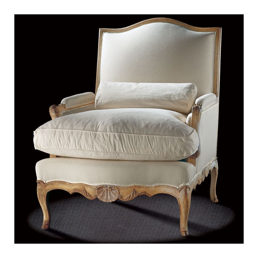 Antique yellow finish with White off calico