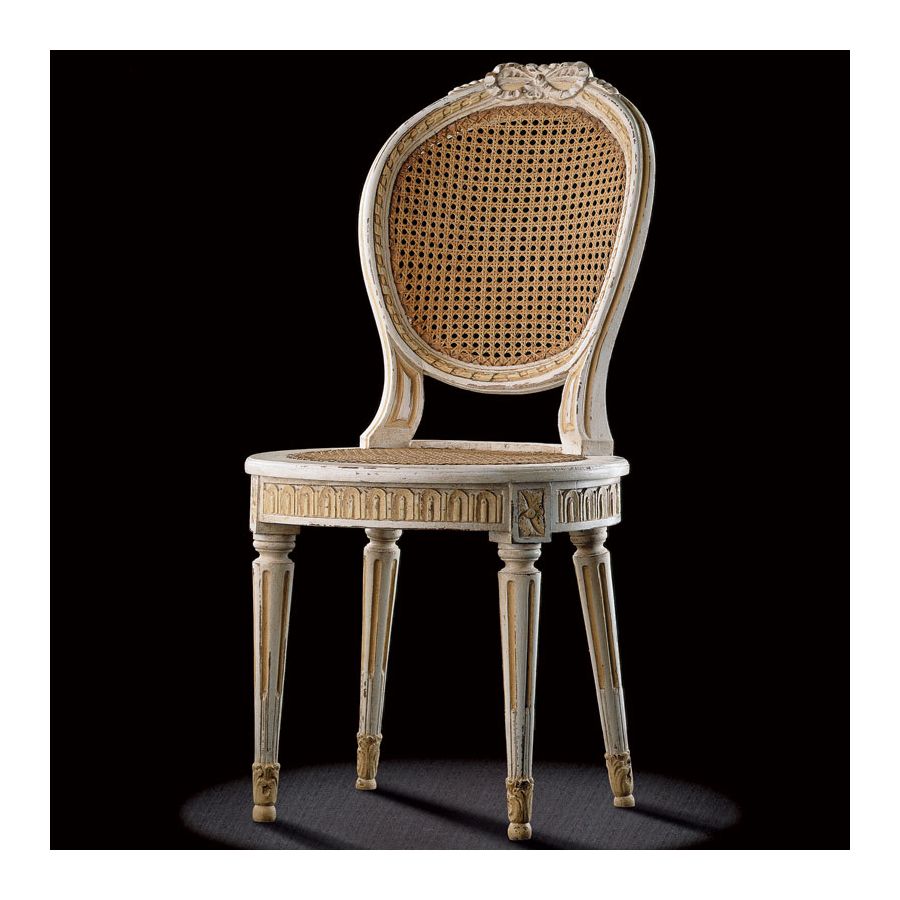 Antique White Yellow Rechampi finish