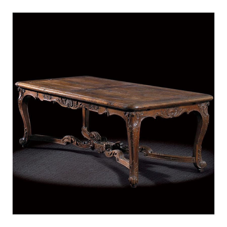 Antique Wax – Walnut finish, cm.: 78 x 220 x 110 / inch.: 30.7" x 86.6" x 43.3"