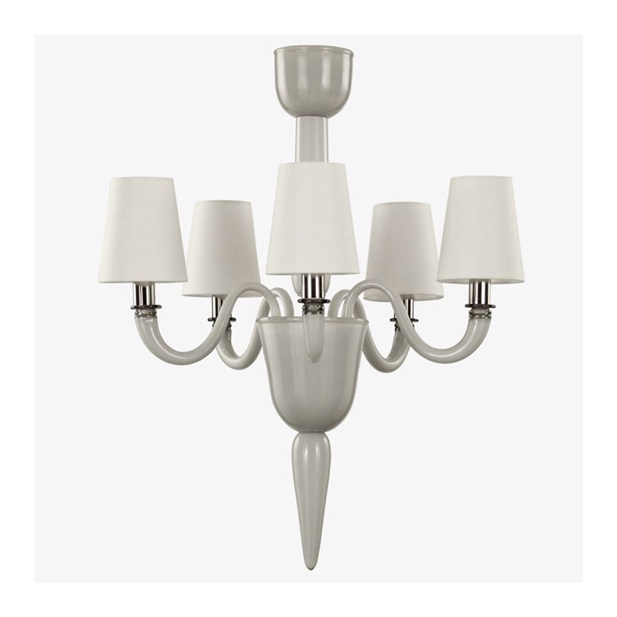 Opaque Light Gray Glass