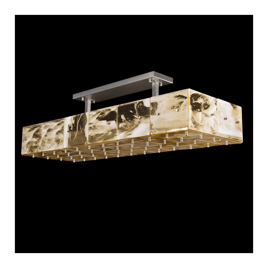 White & Gold glass color